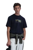 Lufian Minimalist Oversize Erkek T-Shirt - Kısa Kol - Günlük Kullanım - 2
