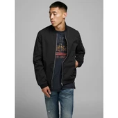 Jack&Jones Erkek Minimalist Bomber Ceket - Regular Fit - 3