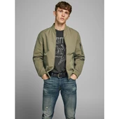 Jack&Jones Erkek Minimalist Bomber Ceket - Regular Fit - 4