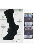 garanti çorap  Eğlenceli Desenli Unisex Soket 6 lı 1e thumbnail 3