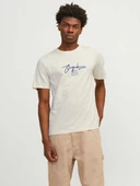 Jack&Jones Minimalist Erkek T-Shirt - Kısa Kol - Günlük - 1