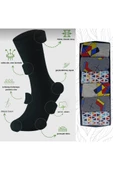 garanti çorap  Eğlenceli Desenli Unisex Soket 3 lü 1c - 3
