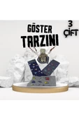 garanti çorap  Eğlenceli Desenli Unisex Soket 3 lü 1b - 2