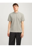 Jack&Jones Oversize Polo Yaka Minimalist Erkek T-Shirt - Kısa Kol thumbnail 1