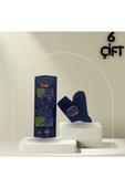 garanti çorap  Eğlenceli Desenli Unisex Soket 6 lı 1e - 2