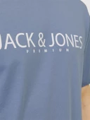 Jack&Jones Plus Oversize Minimalist Tişört - Kısa Kol Yuvarlak Yaka thumbnail 9