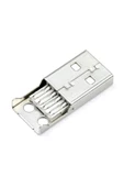 BASTORE Usb A Erkek Konnektör - Lehim Tipi - Plastik - Usb Erkek Söket - 3