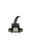 Zilevo 2x Usb A Erkek To 2x Usb A Dişi Panel Tipi Kablo - 30cm - 5