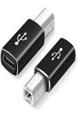 Zilevo Type C To Usb B Midi Klavye Yazıcı Printer Çevirici Dönüştürücü Adaptör thumbnail 1