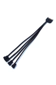 Zilevo Sata Fan Power Kablosu 4 Port Y Pin PWM Çoklayıcı Splitter Fan Kablosu thumbnail 2