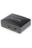 Zilevo Vga To Hdmi Ses Çıkış Destekli Çevirici Dönüştürücü Adaptör thumbnail 4