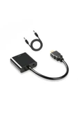 Zilevo Hdmı To Vga Ses Kablo Çevirici Ps3 Pc Notebook Projeksiyon Uyumlu Sesli Adaptör - 2