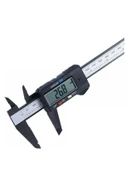 Aksh Kumpas Kalınlık Ölçer Karbon Fiber Hassas Kumpas Dijital 15cm + Pil Hediyeli - 4