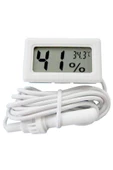 AEK-Tech Prob Kuluçka Nem Ölçer Termometre (beyaz) - Higrometre - 2 Yıl - 6