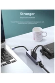 Zilevo Type C To Usb 3.0 Ethernet Gigabit Rj45 3 Port Hub Çoklayıcı Adaptör thumbnail 5