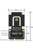Alfais 5088 Mini Pci-e Express To M.2 Ngff Wifi Wireless Bluetooth Çevirici Dönüştürücü Kart thumbnail 3