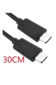 Zilevo Type C To Type C Erkek Erkek Hızlı Şarj Data Kablosu 30 cm - 2