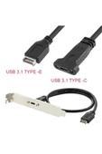 Zilevo Usb 3.1 Type E To Type C Type-e To Type-c 20 Pin Çevirici Kablo thumbnail 6
