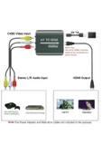Zilevo Av To Hdmi Çevirici 3 RcA To Hdmi Dönüştürücü Adaptör - 2