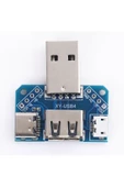 Zilevo Xy-usb4 Arduino Usb Dönüştürücü Terminal Micro Usb Type C Usb 3.1 thumbnail 2