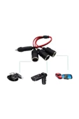 OEM Araç Çakmaklık Çoklayıcı Çoğaltıcı 3 Lü Kablolu 12-24 Volt - 8