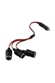OEM Araç Çakmaklık Çoklayıcı Çoğaltıcı 3 Lü Kablolu 12-24 Volt - 5