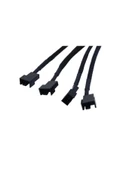 Zilevo Sata Fan Power Kablosu 4 Port Y Pin PWM Çoklayıcı Splitter Fan Kablosu thumbnail 3