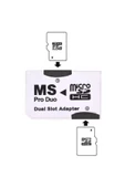 Zilevo 4304 Micro Sd Memory Stick Pro Duo Çevirici Dönüştürücü Hafıza Kartı Adaptörü thumbnail 1