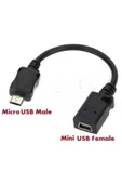 Zilevo Mini Usb 5 Pin Dişi To Micro Usb Çevirici Kablo - 6