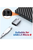 Zilevo Type C To Micro B Usb Çevirici Dönüştürücü Adaptör Bağlantı Aparatı thumbnail 7