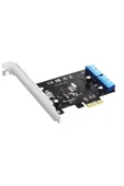 Alfais 4817 Pci Express Usb 3.0 2 Port 19 20 Pin Çoklayıcı Kart - 1