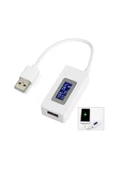 Zilevo Usb Voltmetre Ampermetre Test Cihazı - Dijital Led Göstergeli Usb Volt Amper Ölçer - 1