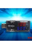 Afzelia Usb Voltmetre, Usb Ampermetre, Usb Akım Ölçer - Çift Usb Çıkışlı - 3