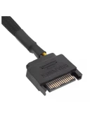 Alfais 4598 Sata Power To Fan Çevirici 4 Port Y Pin Pwm Çoklayıcı Splitter Fan Kablosu - 1