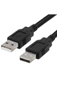 Zilevo 30cm Usb Erkek Erkek Kablo - Siyah Renk - Iki Ucu Usb Erkek Kablo - 3