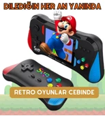 Retro Atari Oyun Konsolu - 500 Dahili Oyun, Çift Kollu, TV Bağlantılı - 5