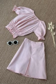 Kız Çocuk Alina Madonna Pudra Pembe Etek Bluz Takım thumbnail 8