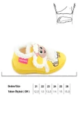 Gezer Unisex Çocuk Bebe Cırtlı Ayarlanabilir Günlük Okul Kreş Panduf Ayakkabı - 6