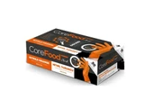 CoreFood Turuncu Tırtıklı Muayene Eldiveni L 50li paket - 1