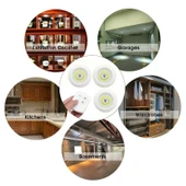 Ayt Powermaster PM-15084 Üçlü Kumandalı Pilli Dokunmatik Portatif Cob Led Işık Aydınlatma Tezgah Altı Lamba thumbnail 6