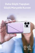 Voltme MagPak 5000mAh Magsafe Kablosuz Powerbank- Usb-C /MagSafe Hızlı Şarj Lila 22.5W - 7