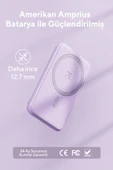 Voltme MagPak 5000mAh Magsafe Kablosuz Powerbank- Usb-C /MagSafe Hızlı Şarj Lila 22.5W - 6