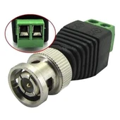 Ayt PM-DC608 Video Balun DC TO BNC Konnektör Kesik Kamera Kablosu Soket Ucu Dvr Kayıt Cihazına Takma Soketi - 2