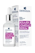 DERMAVİA Kolajen & Omega3 Kırışıklık Karşıtı Serum 30 ml Genç Görünüm Cildi Besler - 1