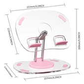 Powermaster PM-24571 Q16 360 Derece Hareketli Şeffaf Ipad Tablet Ve Telefon Tutucu Stand - 5