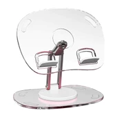 Powermaster PM-24571 Q16 360 Derece Hareketli Şeffaf Ipad Tablet Ve Telefon Tutucu Stand - 1