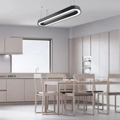 D-9011-1S Passion Linear Aydınlatma Modern Led Avize - 3