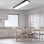 D-9004-1S Oval Dikdörtgen Davul Modern Led Sarkıt - 2