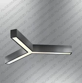 D-9012-1S Y Linear Aydınlatma Modern Led Avize - 1