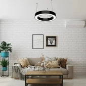 D-9006-1S Yuvarlak Simit Linear Aydınlatma Modern - 2